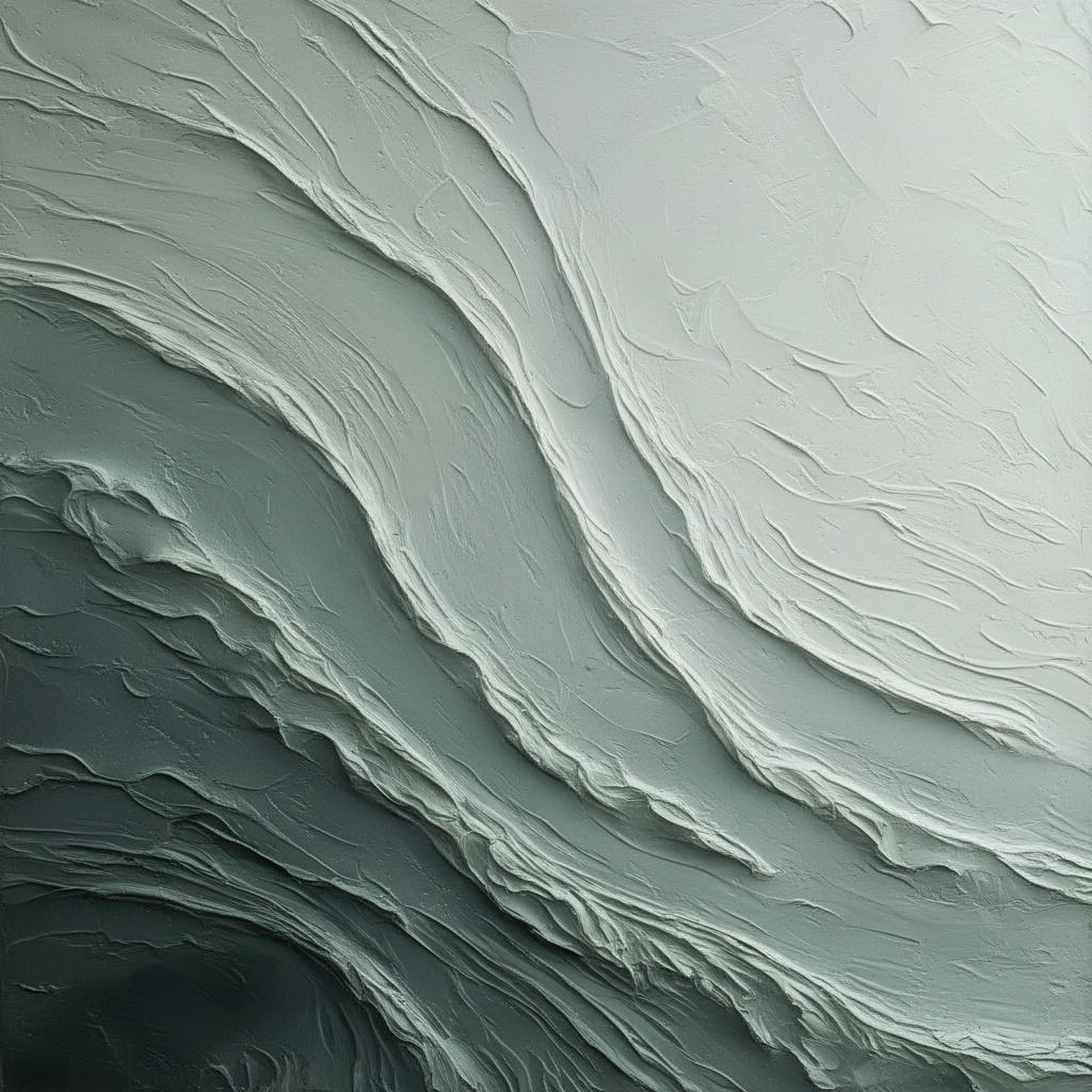 Monolithic Strata In Slate: A Meditative Study Of Eroded Grey Shadows — David Moreau