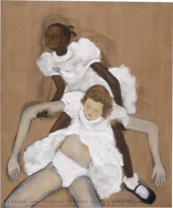 Black Girl Dragging White Girl — Kim Dingle