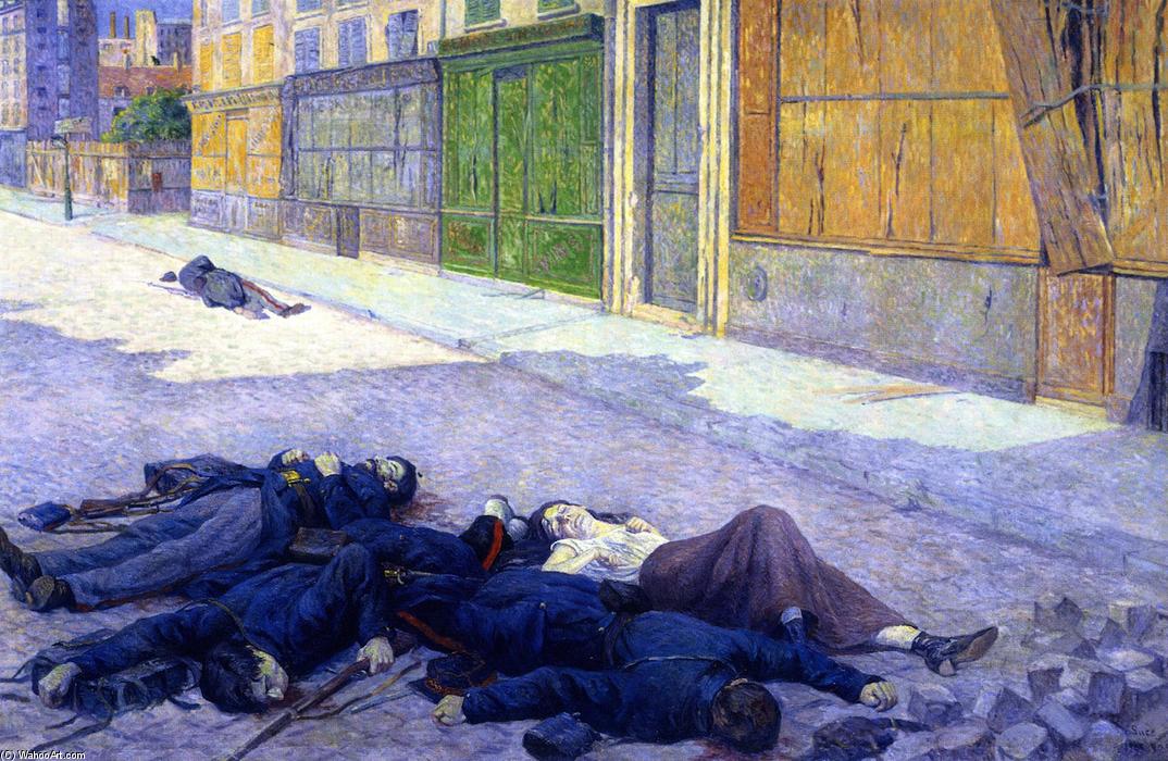A Paris Street In May 1871 (also Known As The Commune) — Maximilien Luce