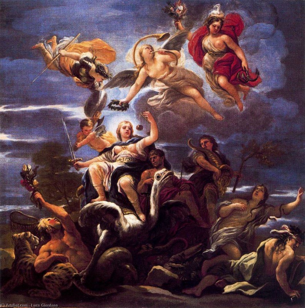 Allegory Of Justice 1 — Luca Giordano