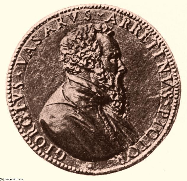 Memorial Medal Of Giorgio Vasari — Leone Leoni (pompeo Leoni)