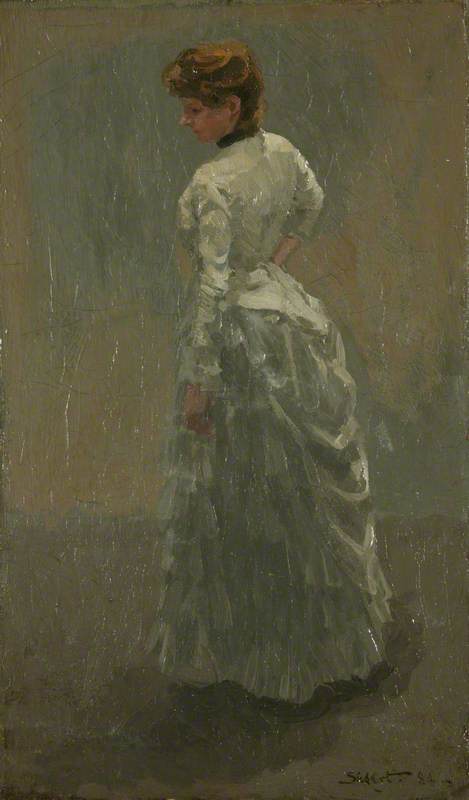 The Grey Dress — Walter Richard Sickert