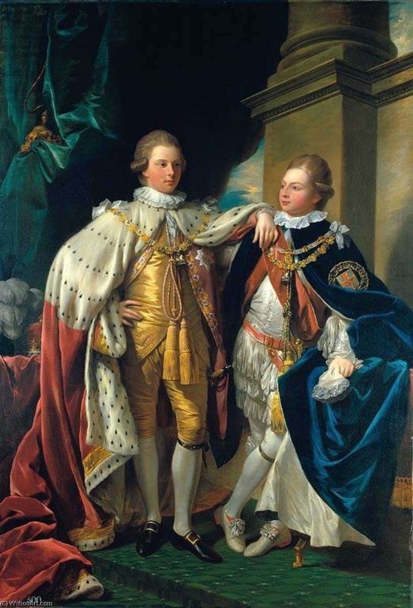 George Iv, When Prince Of Wales, With Frederick, Duke Of York,, Whn Prince Frederick — Benjamin West