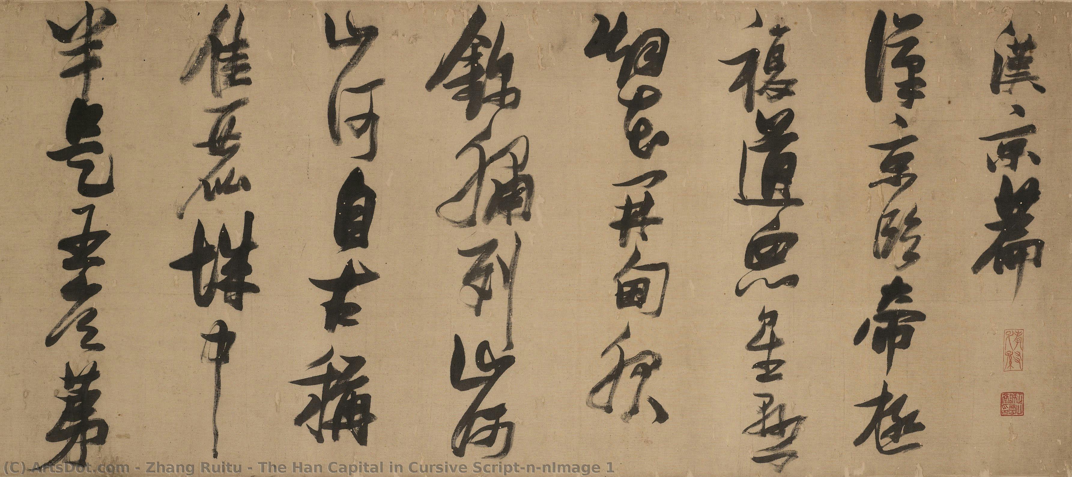 The Han Capital In Cursive Script\n\nimage 1 — Zhang Ruitu