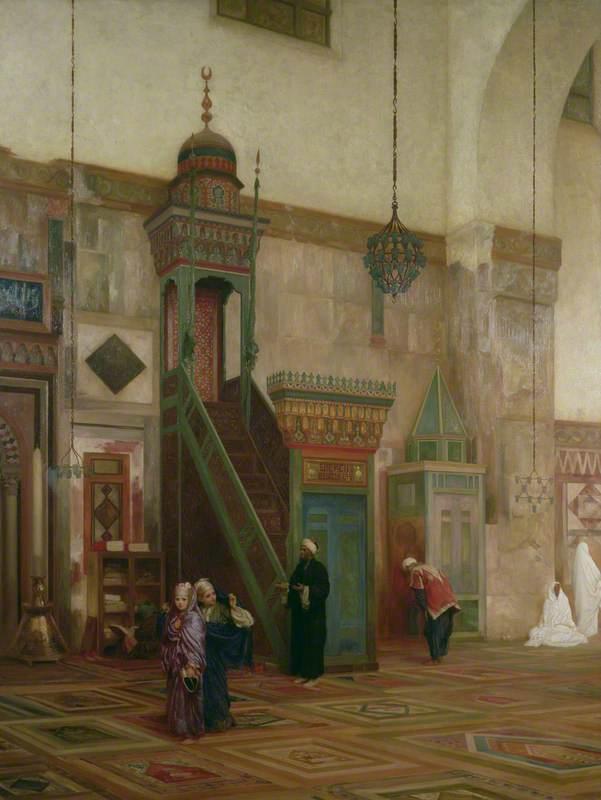 Interior Of The Grand Mosque, Damascus — Sir Frederic Lord Leighton