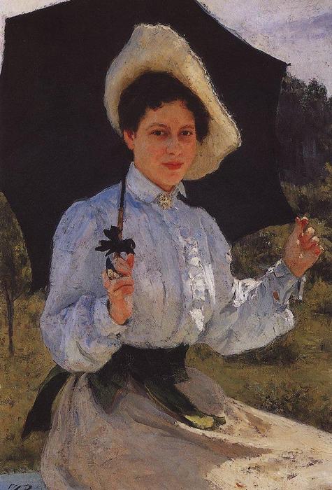 Portrait Of Nadezhda Repina, The Artist's Daughter — Ilya Yefimovich Repin