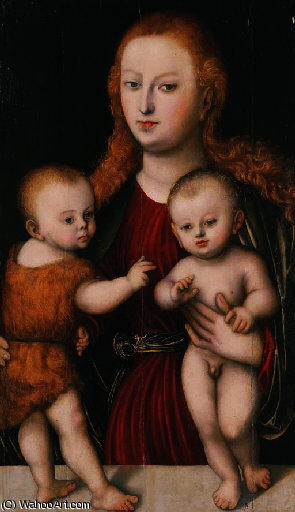Virgin And Child With The Infant Saint John The Baptist — Lucas Cranach The Elder