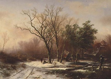 A Winter's Evening — Pieter Lodewijk Francisco Kluyver