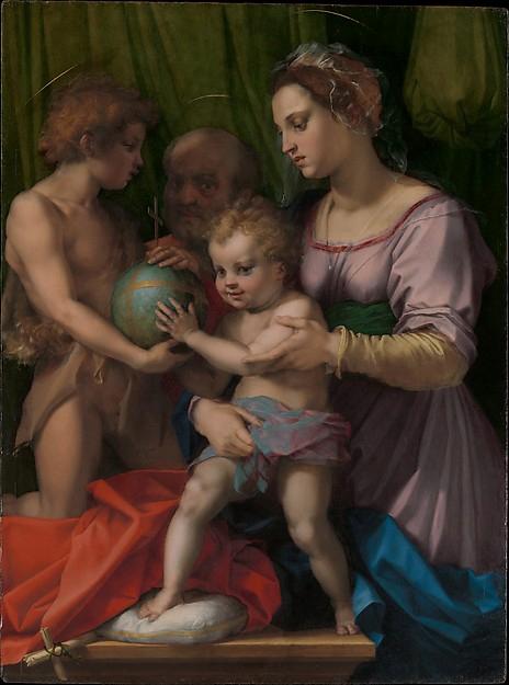 The Holy Family With The Young Saint John The Baptist — Andrea Del Sarto