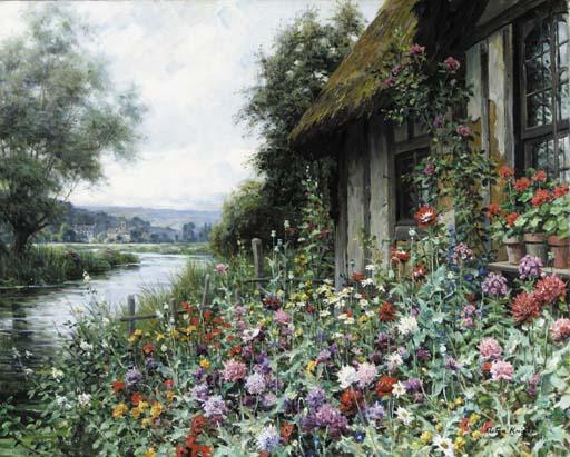 Cottage In Spring, Normandy — Louis Aston Knight