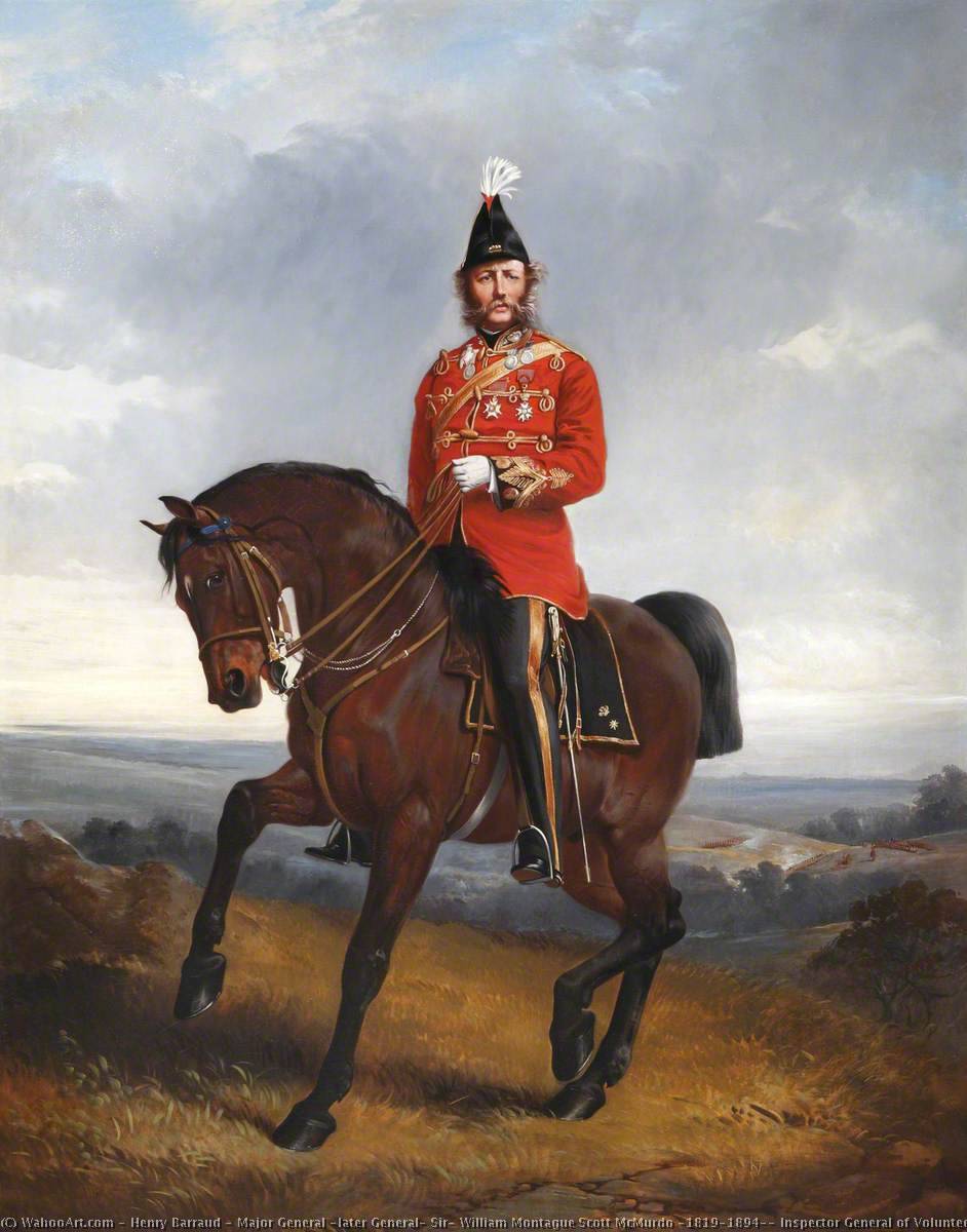 Major General (later General, Sir) William Montague Scott Mcmurdo (1819–1894), Inspector General Of Volunteers — Henry Barraud