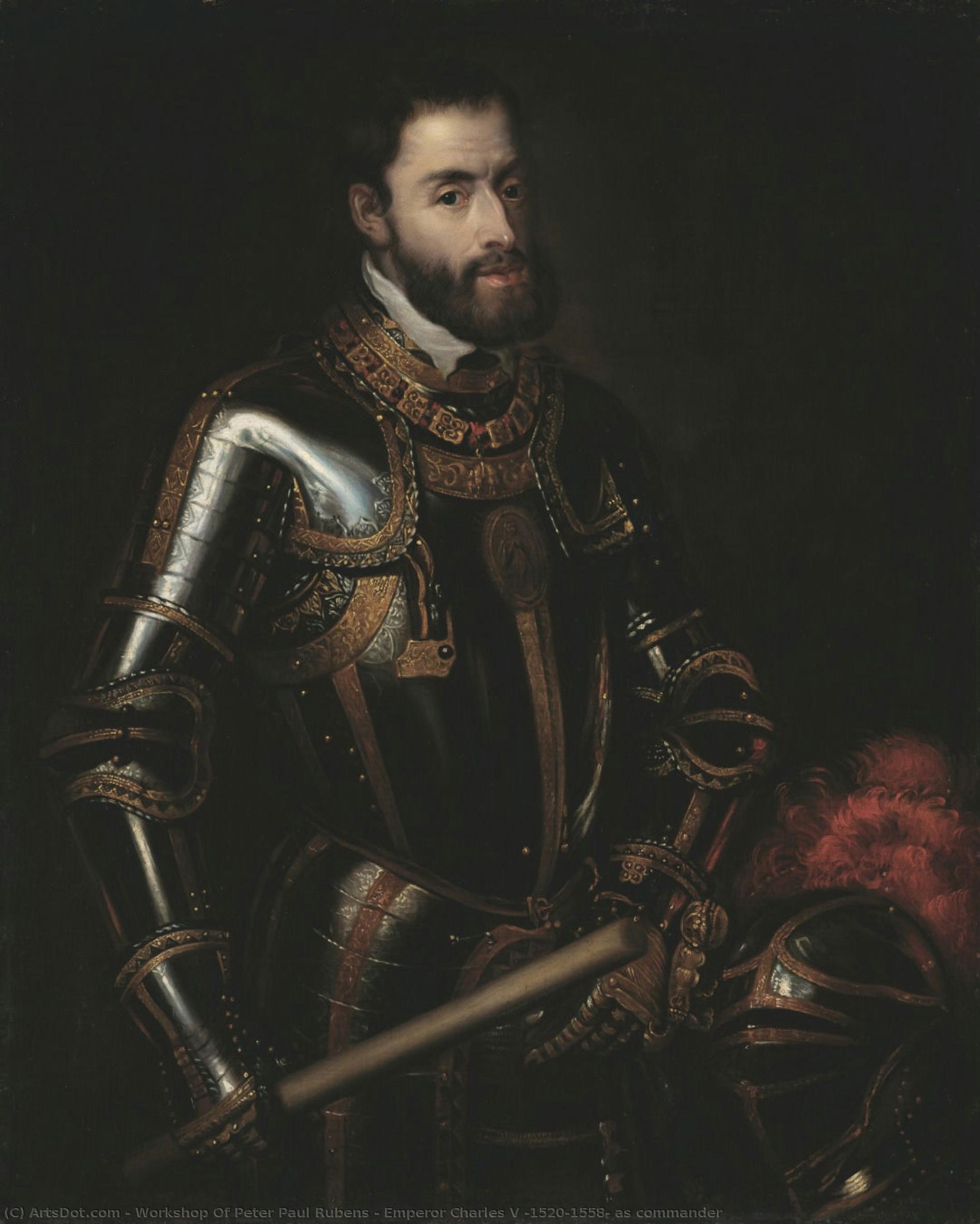 Emperor Charles V (1520-1558) As Commander — Workshop Of Peter Paul Rubens
