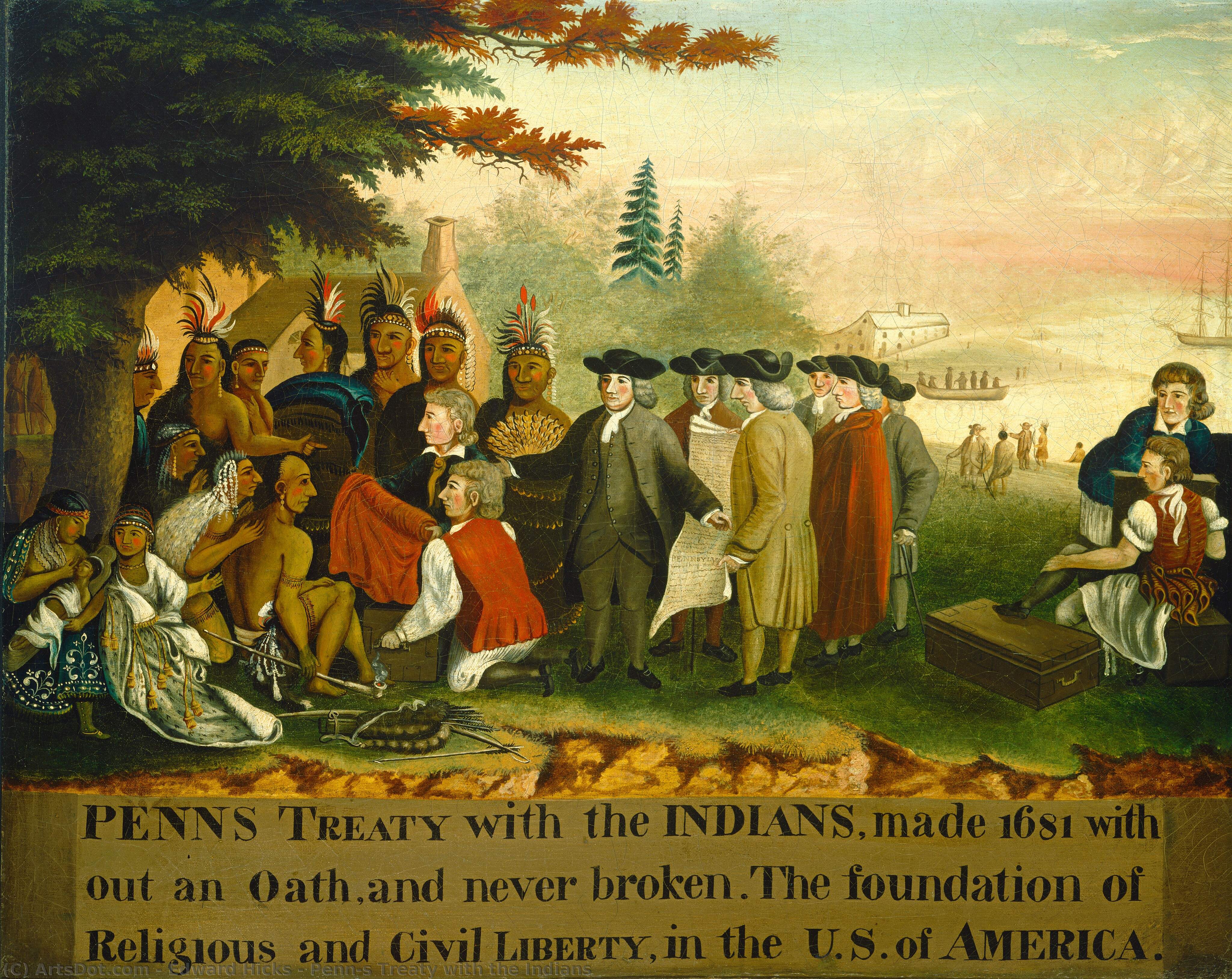Penn's Treaty With The Indians — Edward Hicks