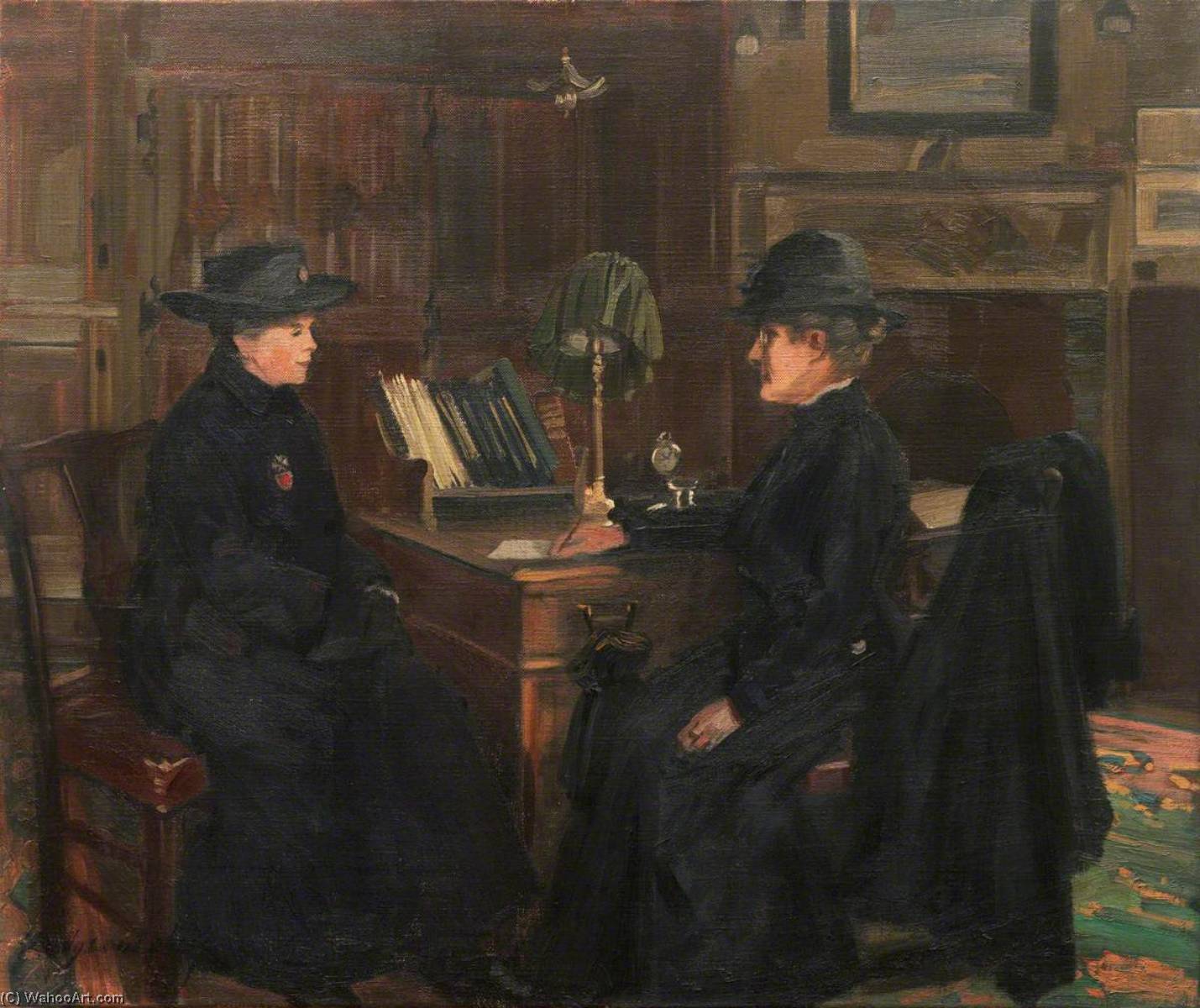 The Superintendent Posting A Sister For Service The Grand Priory Of The Order Of St John Of Jerusalem In England, St John's Gate, Clerkenwell, Ec — John Hodgson Lobley