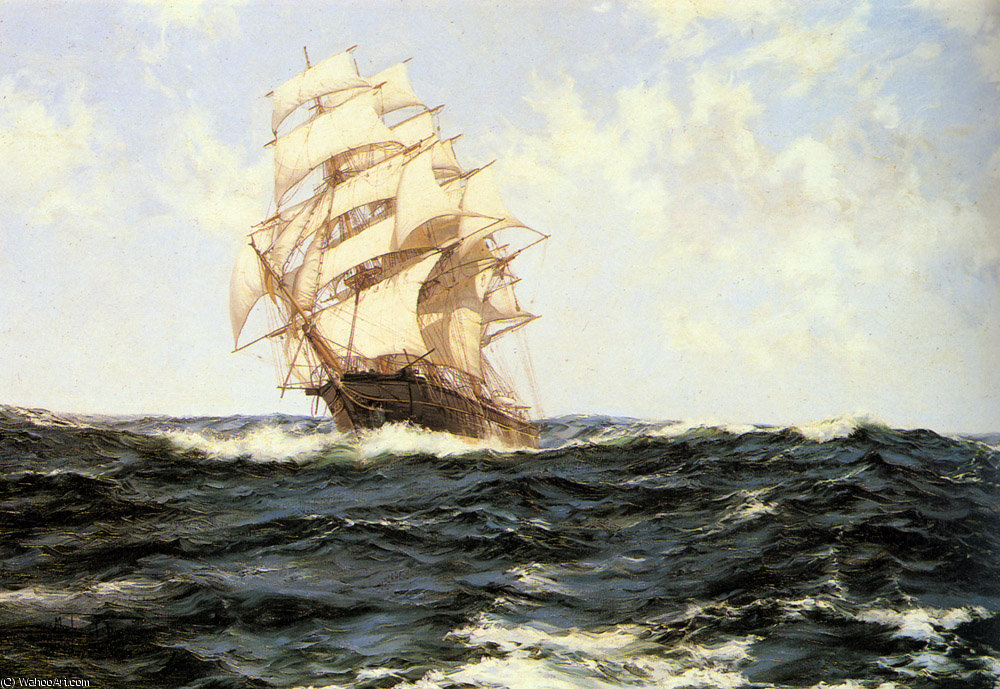 Pacific Rollers — Montague Dawson