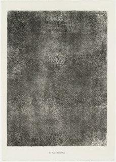 Shadowy Plain (plaine Ombreuse) From The Portfolio Emptiness And Shadow (le Vide Et L'ombre) From Phenomena (les Phénomènes) — Jean Philippe Arthur Dubuffet