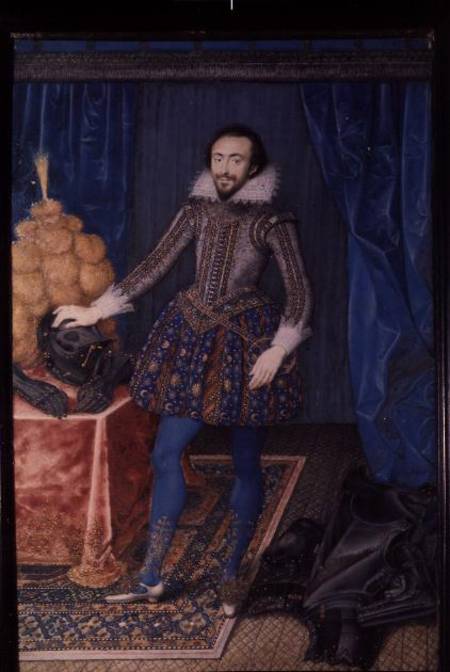 Portrait Of Richard Sackville — Isaac Oliver