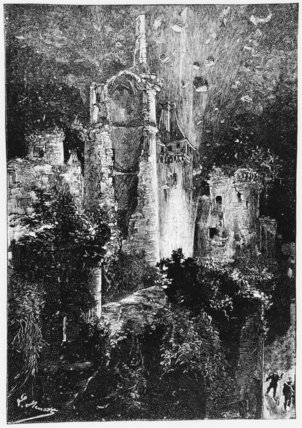 The Castle Exploding — Hippolyte Leon Benett