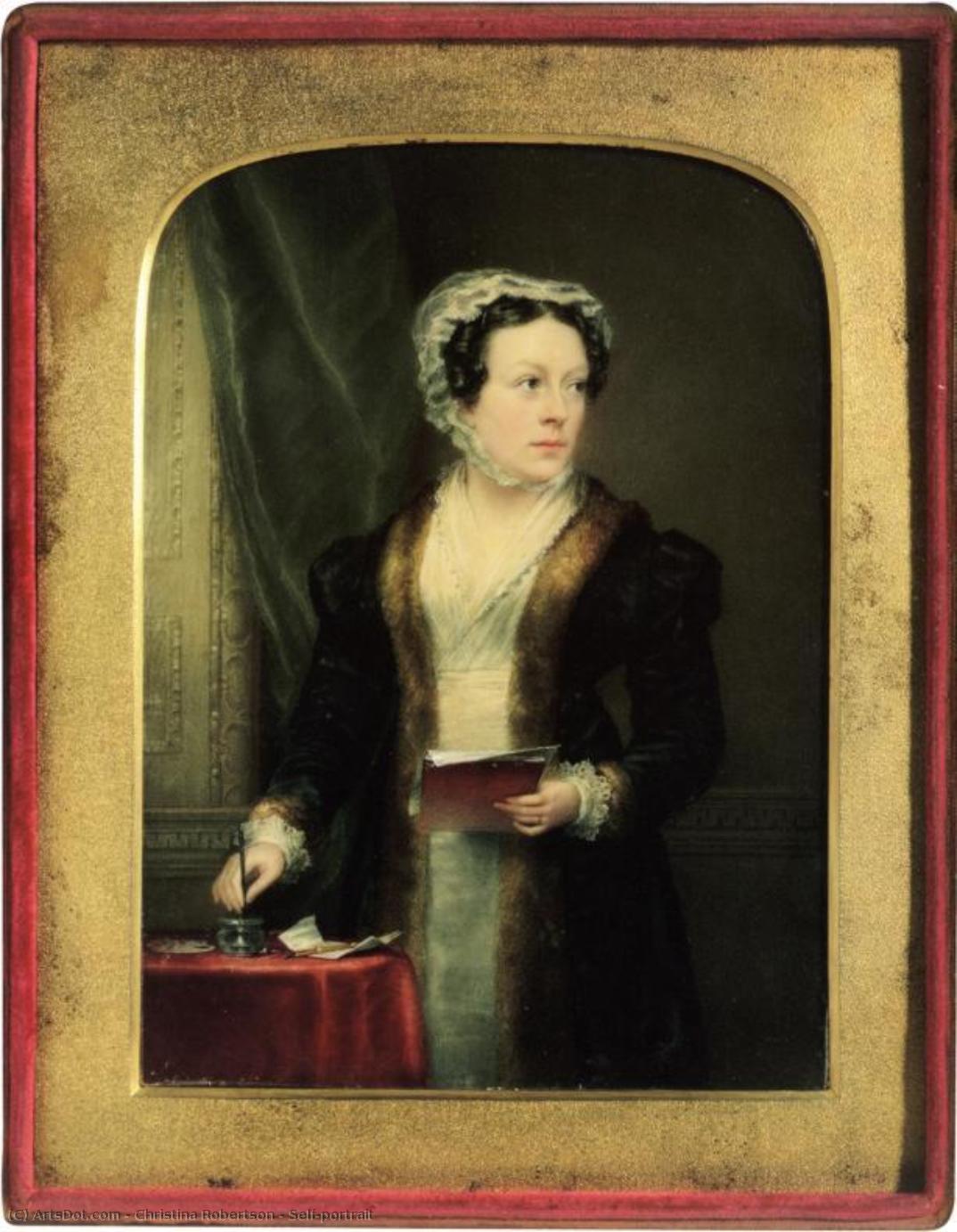 Self-portrait — Christina Robertson