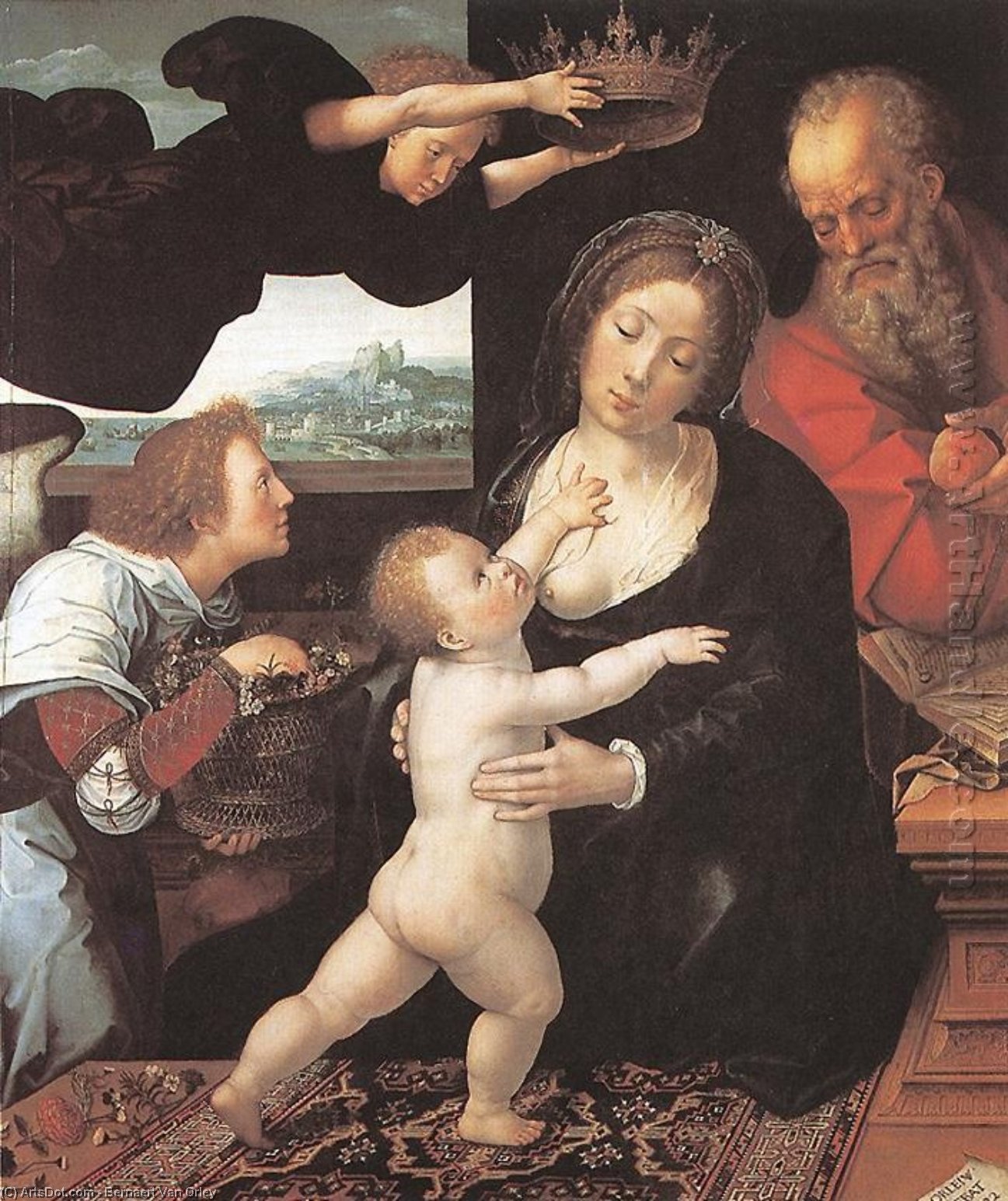 Holy Family 1522 — Bernaert Van Orley