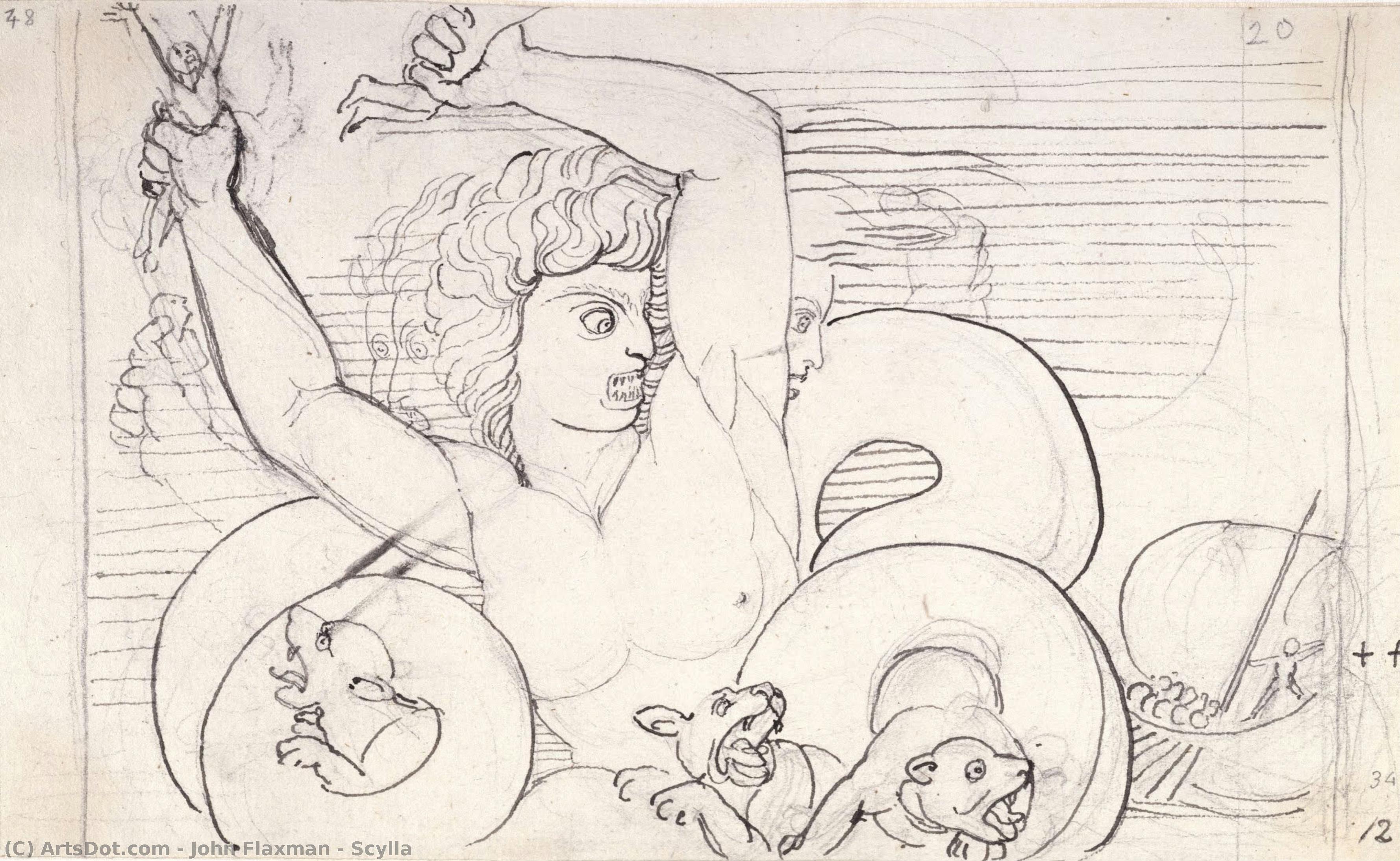 Scylla — John Flaxman