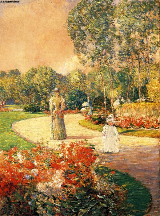 Parc Monceau, Paris — Frederick Childe Hassam