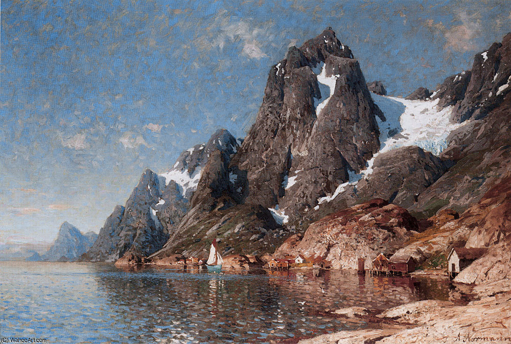 Sailing On The Fjord — Adelsteen Normann