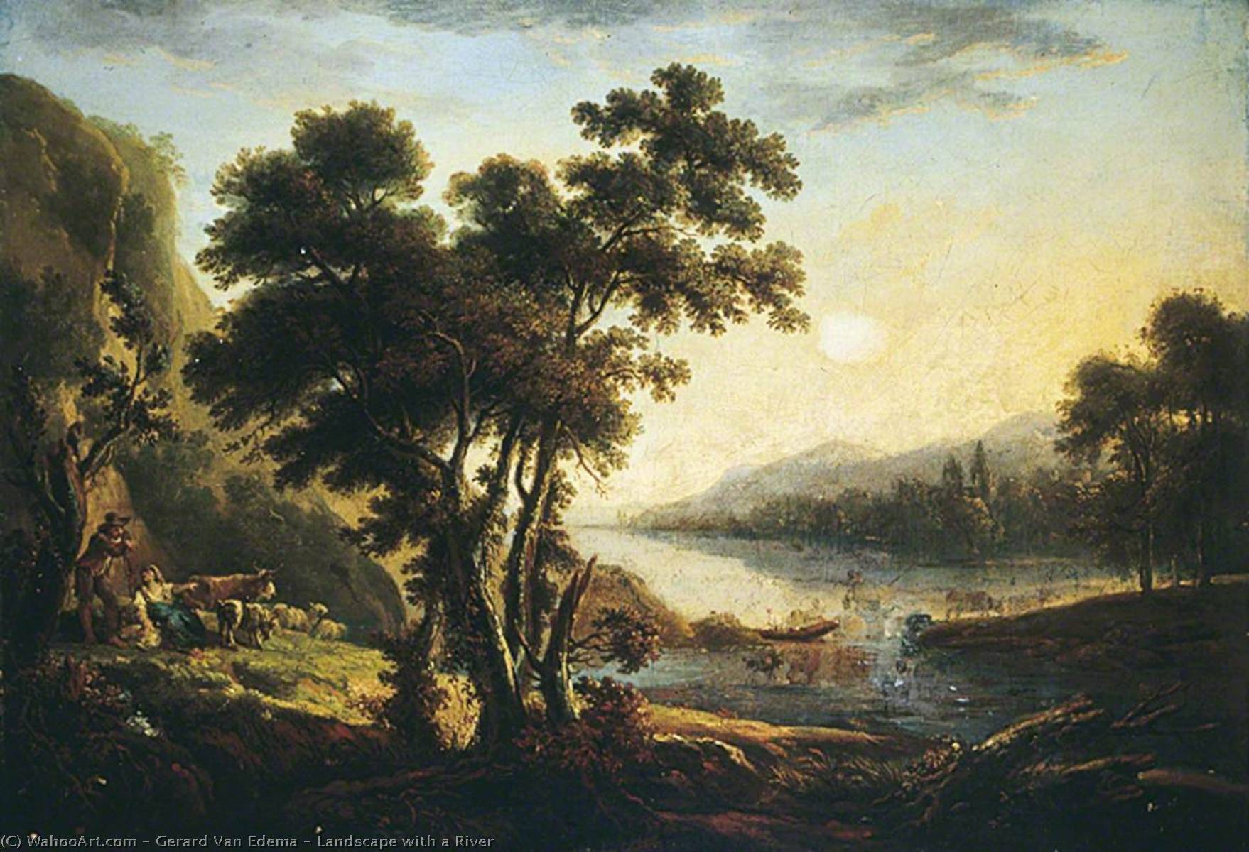 Landscape With A River — Gerard Van Edema