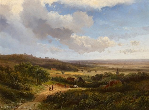 Width Dutch Landscape In Summer — Pieter Lodewijk Francisco Kluyver