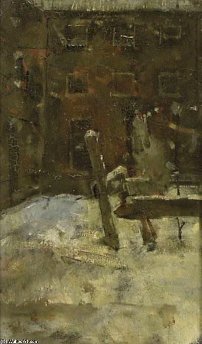 Barrack Yard In Winter — Исаак Лазаревич Израиль
