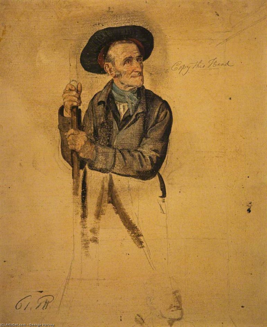 A Man With A Pike — ジョージ・ハーヴェイ