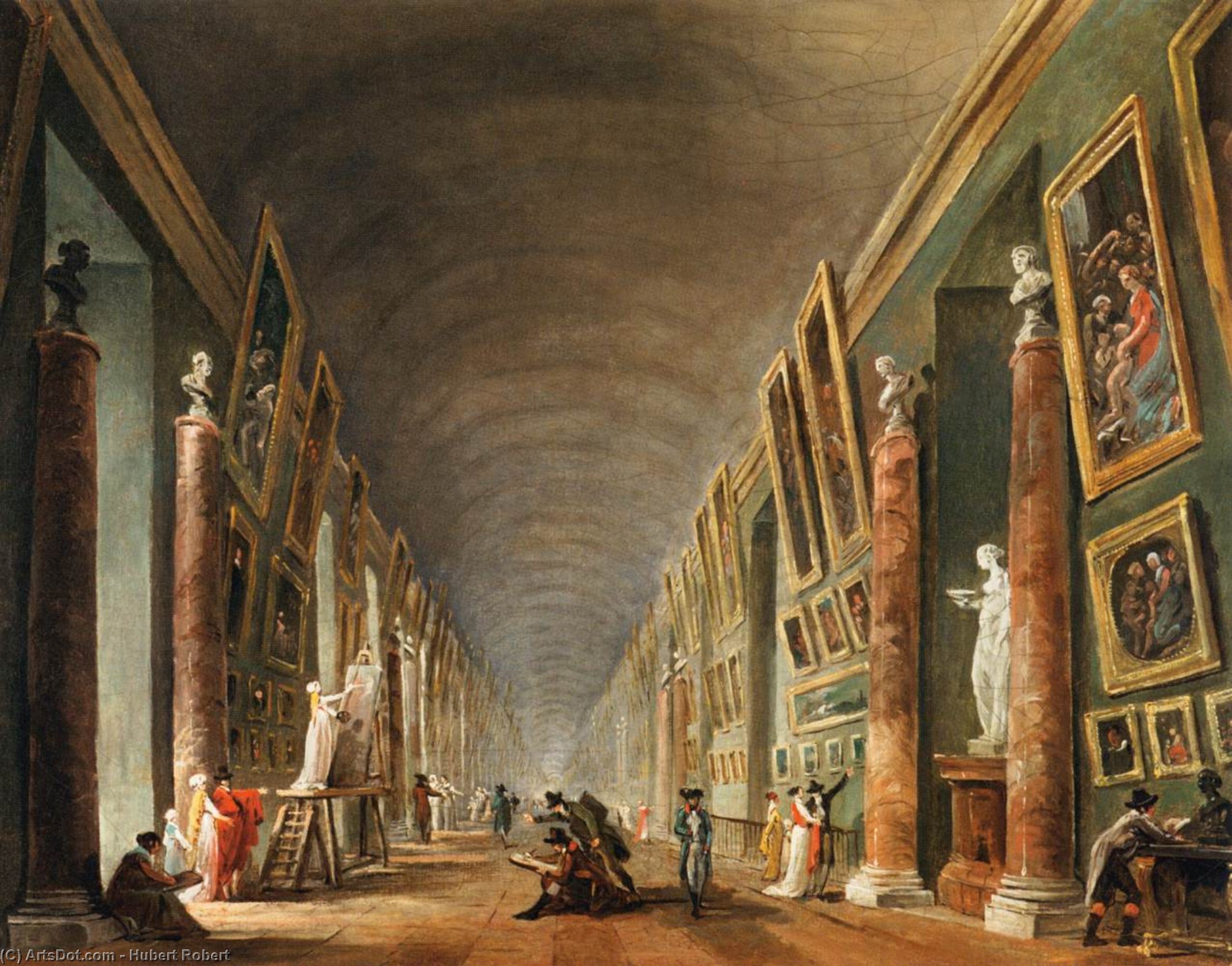 Die Grande Galerie — Hubert Robert