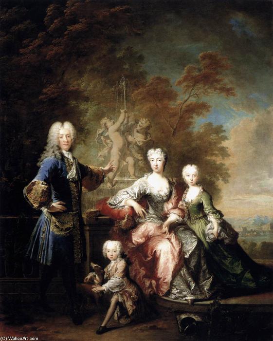 Count Ferdinand Adolf Von Plettenberg And His Family — Robert Le Vrac De Tournières