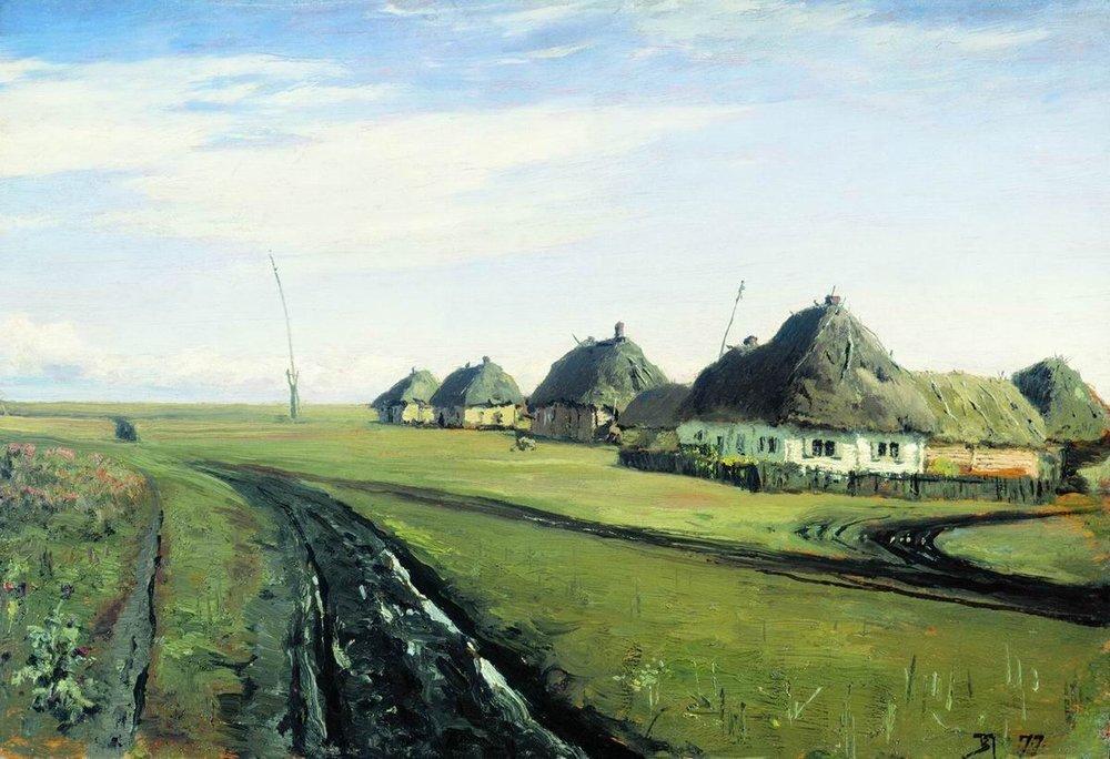 The Road Near The Village — Vasily Dmitrievich Polenov