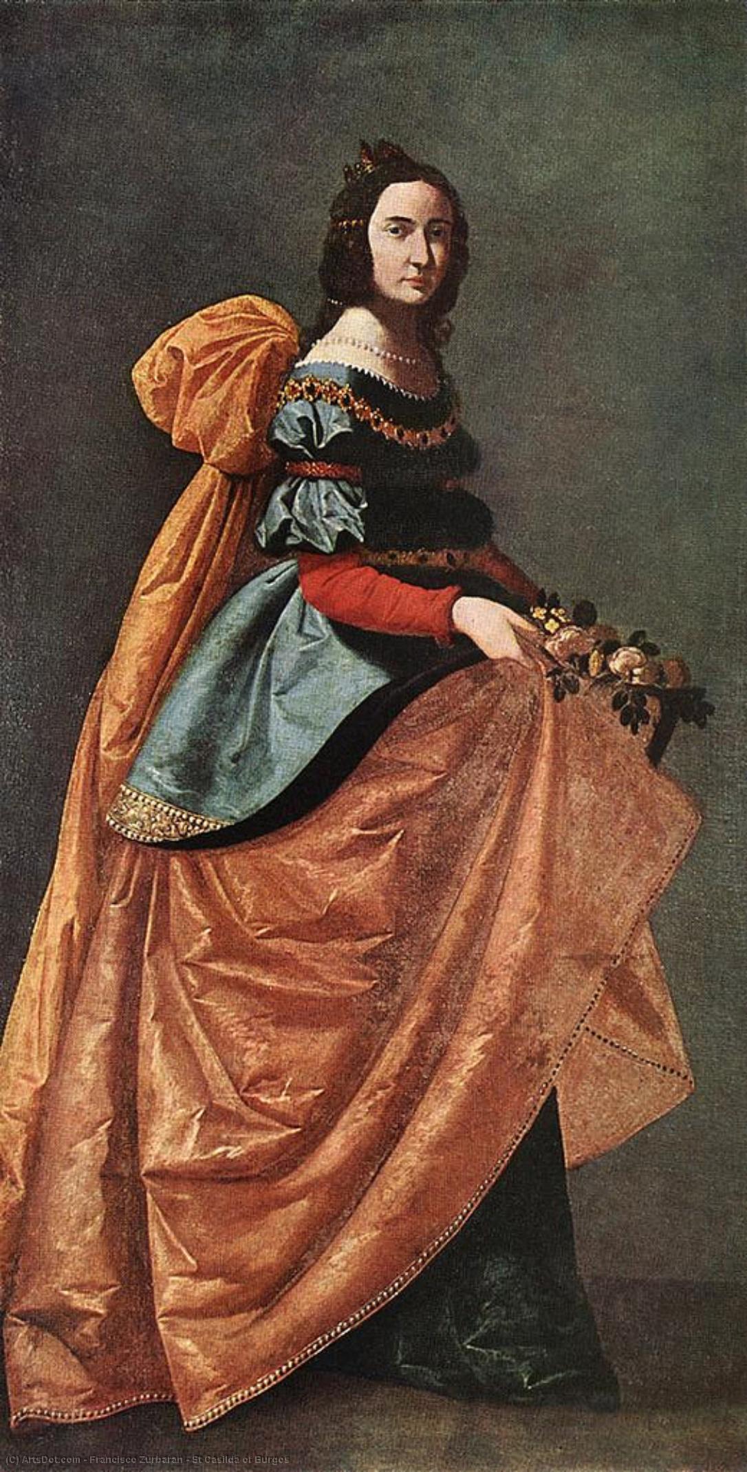 Santa Casilda Von Toledo — Francisco De Zurbarán