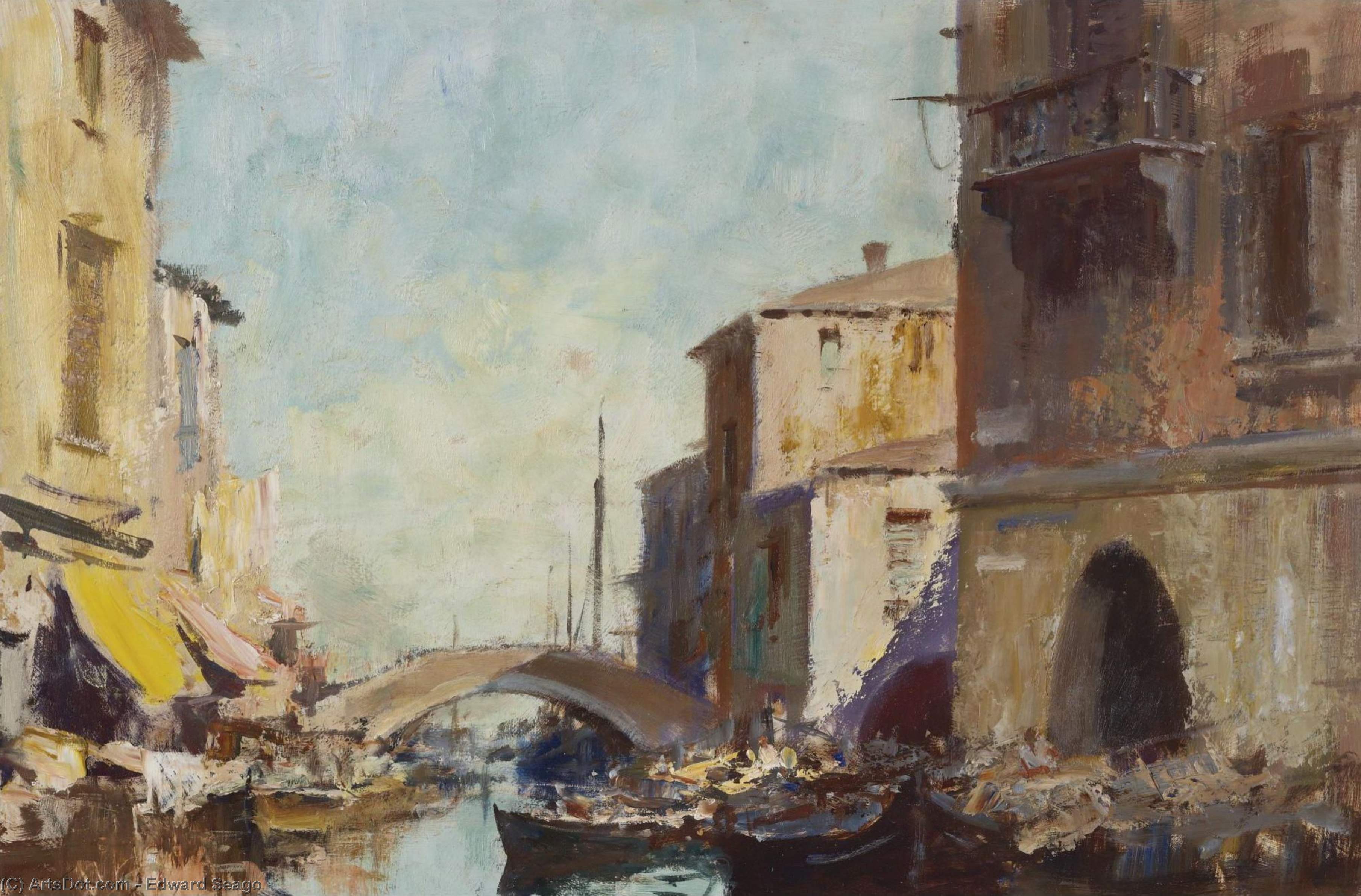 Morning Sunlight, Chioggia — Edward Seago