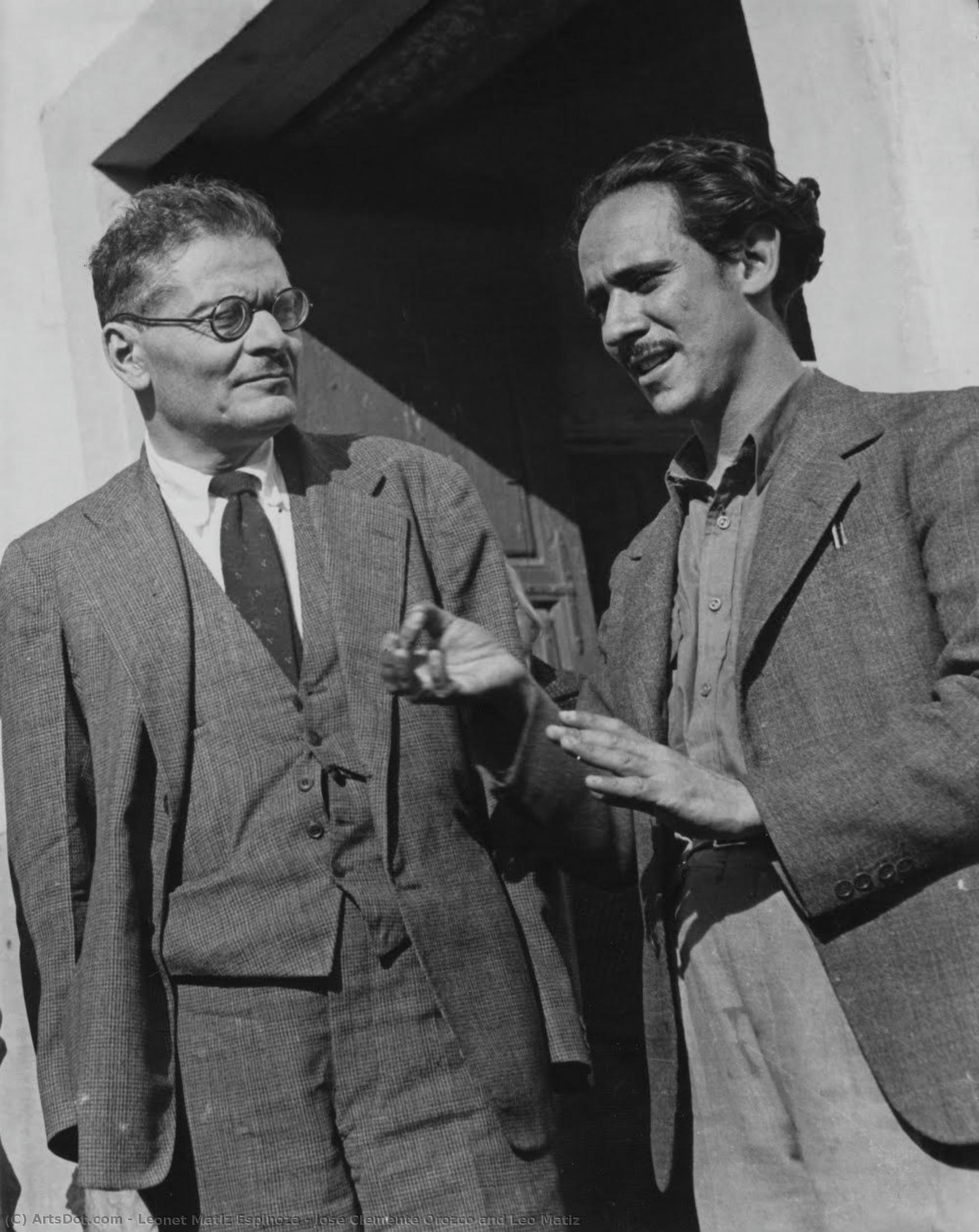 José Clemente Orozco And Leo Matiz — Leonet Matiz Espinoza