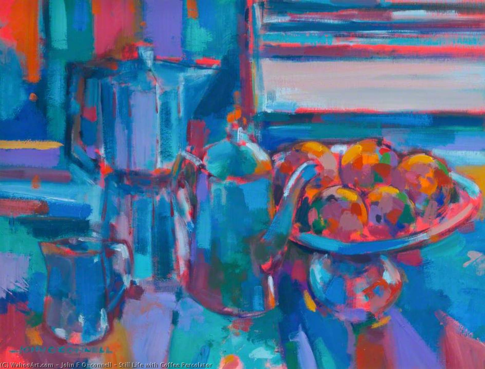 Still Life With Coffee Percolator — John F O'connell