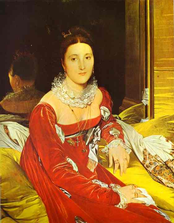 Portrait Of Madame De Senonnes — イングレス
