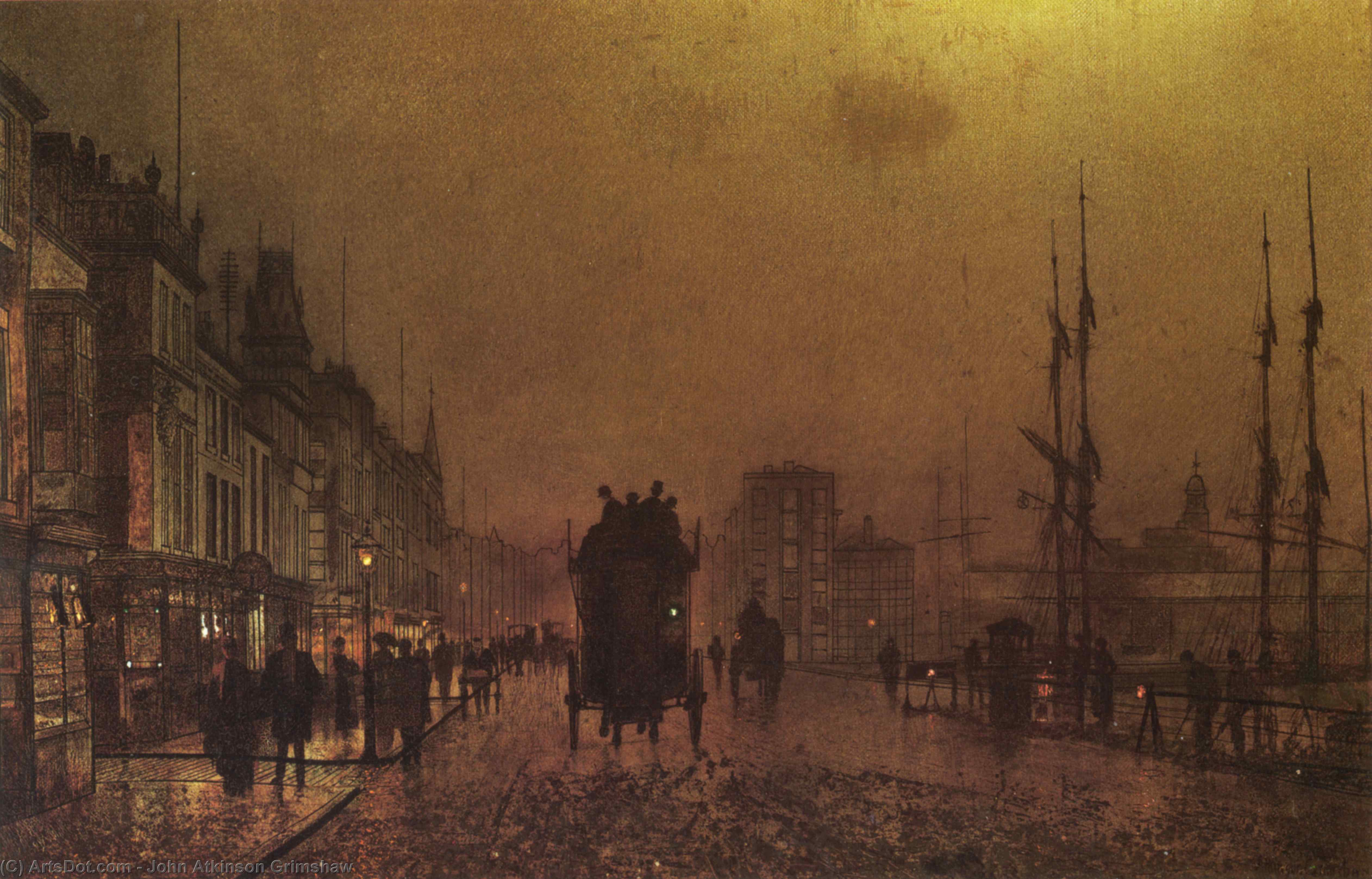 Glasgow Docks — Джон Аткинсон Гримшоу