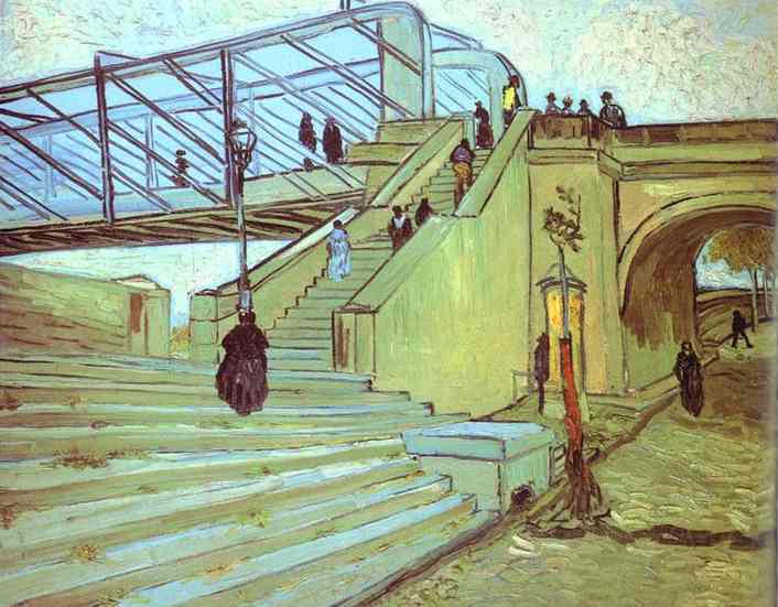 Der Trinquetaille-brücke — Vincent Willem Van Gogh