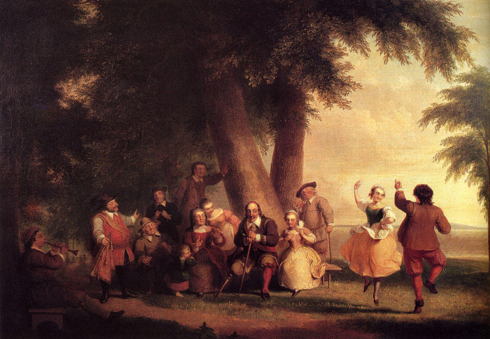 The Dance Of The Battery In The Presence Of Peter Stuyvesant — Asher Brown Durand