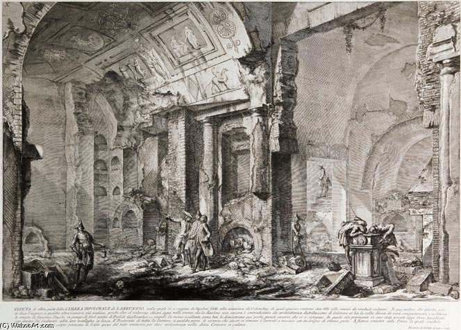 Veduta Di Altra Parte Della Camera Sepolcrale — Giovanni Battista Fontana