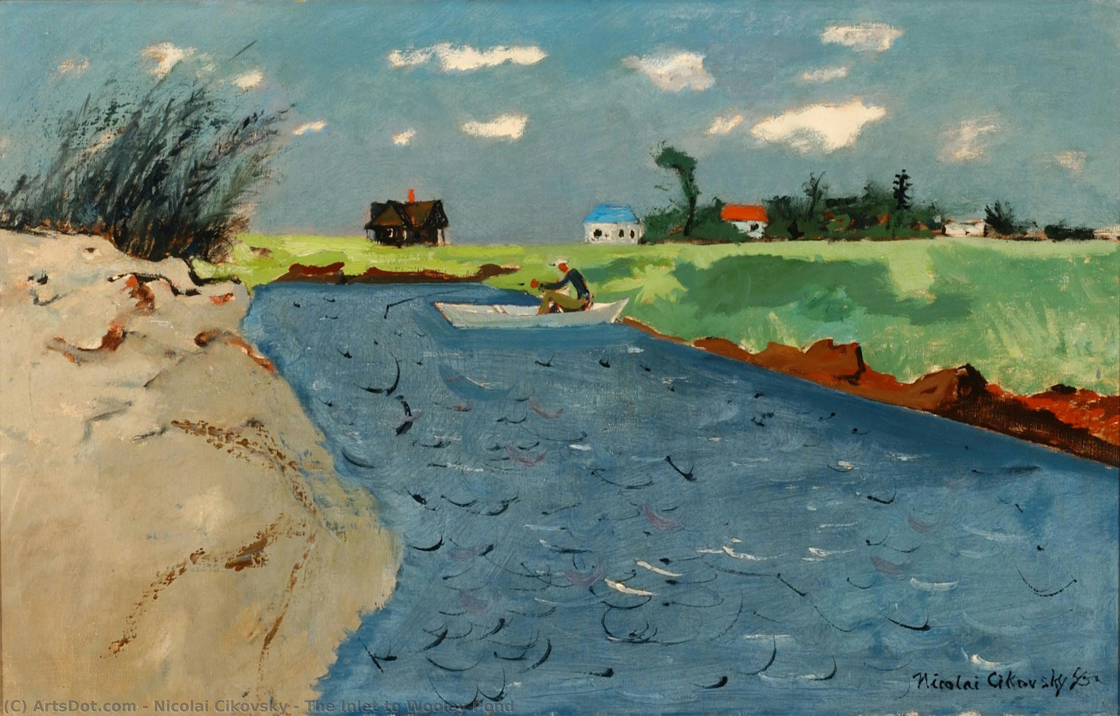 The Inlet To Wooley Pond — Nicolai Cikovsky