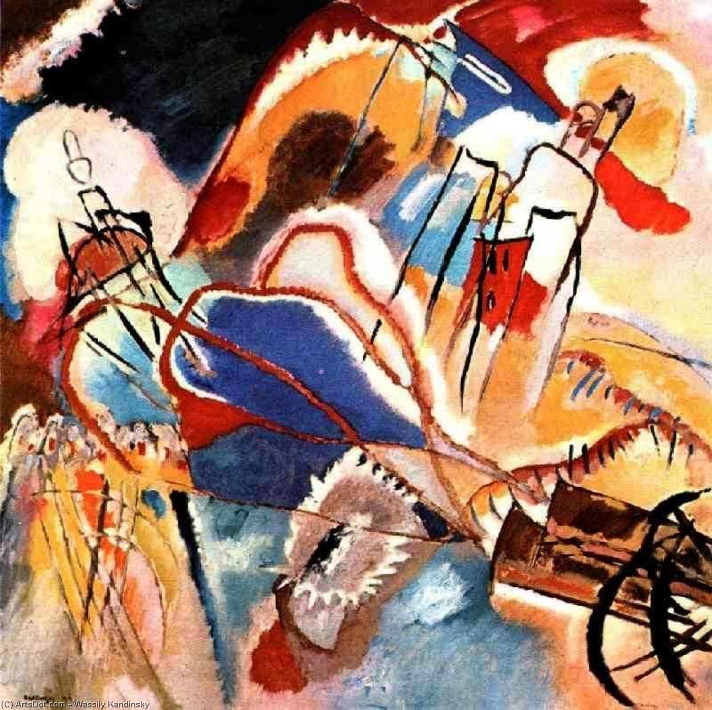 Импровизация № 30 (каноны) — Wassily Wassilyevich Kandinsky