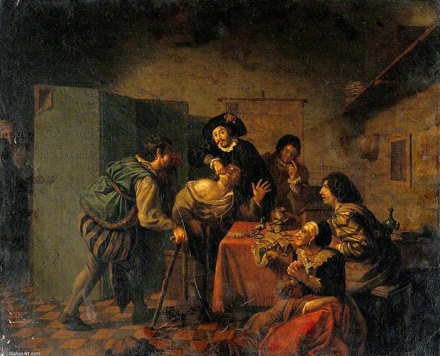 Tooth Extraction — Jan Josef Horemans The Elder