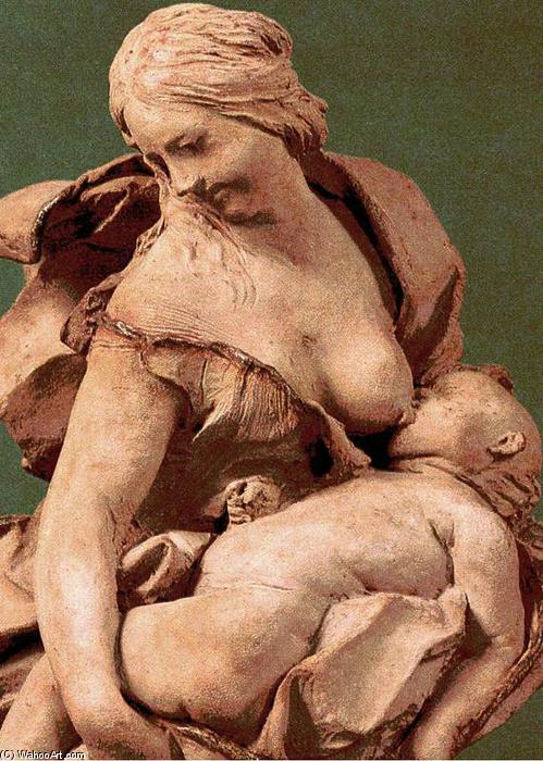 Charity With Four Children (detail) — Gian Lorenzo Bernini