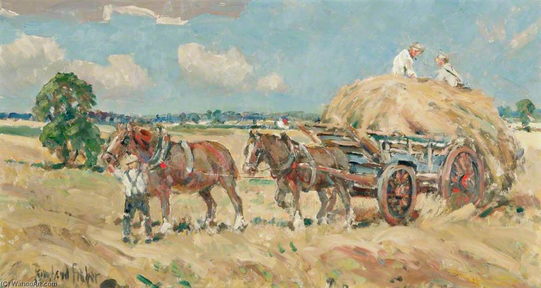 Hay Wagon — Rowland Fisher