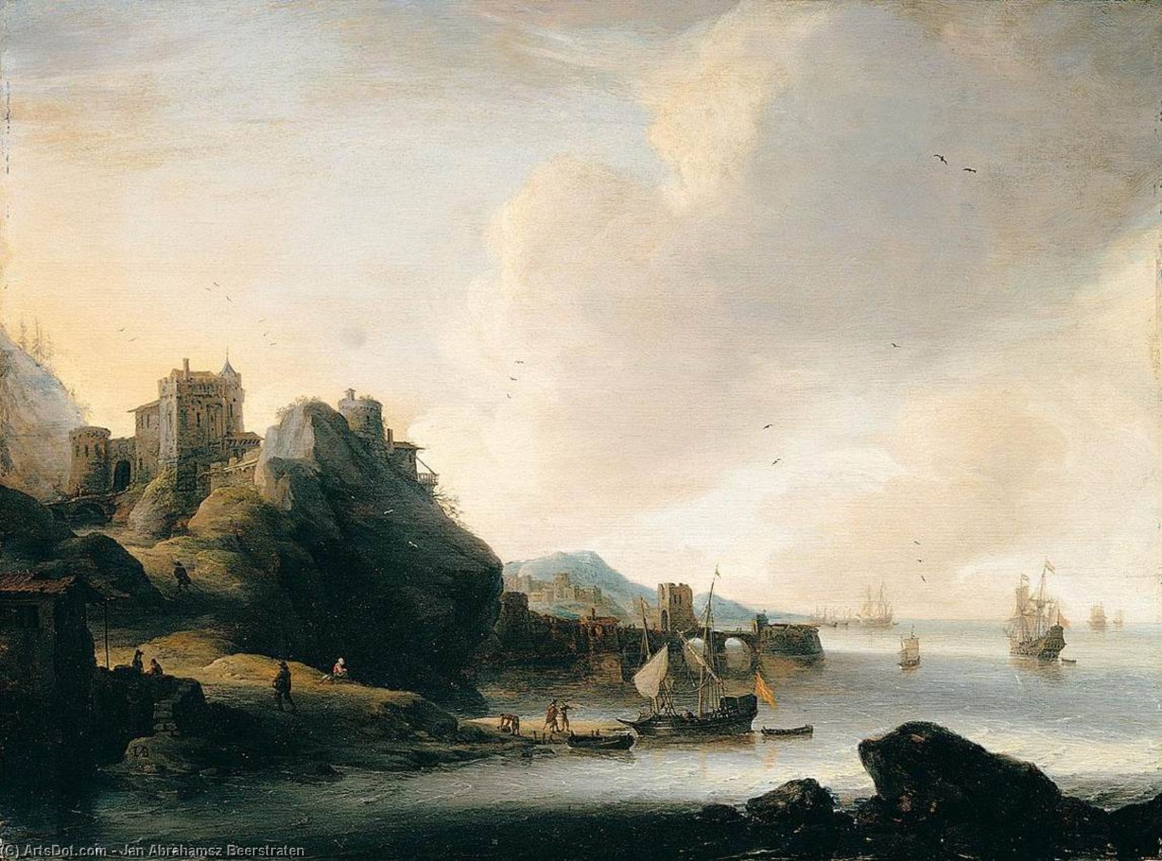 Coastal Landscape — Jan Abrahamsz Beerstraten