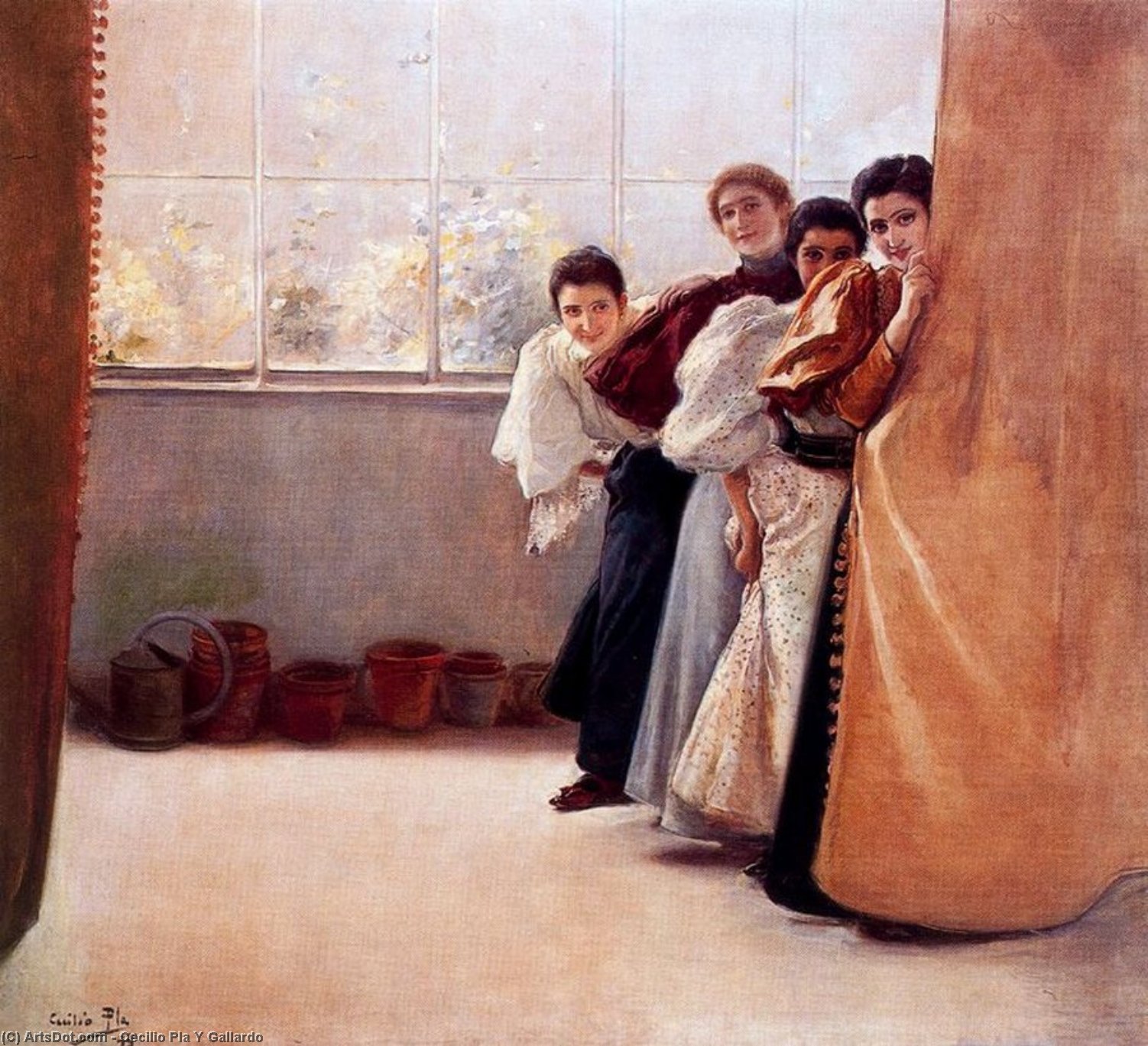 Escondidas — Cecilio Pla Y Gallardo